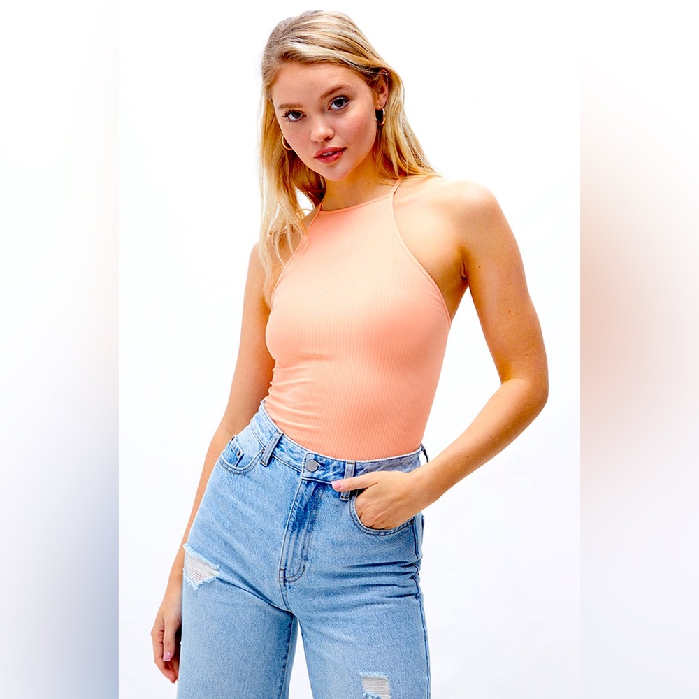 FREE PEOPLE Mmkay Seamless Tank in Mango